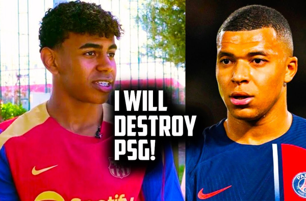 Kylian MBAPPE was SHOCKED by Lamine YAMAL' words about BARCELONA PSG match! Football News