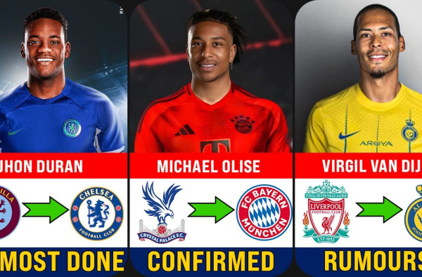 LATEST FOOTBALL TRANSFERS! VAN DIJK to AL NASR - DURAN to Chelsea - OLISE to BAYERN! Football News