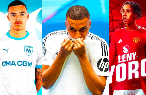 BIG TRANSFERS IN FOOTBALL! YORO to MANCHESTER UNITED, MBAPPE' PRESENTATION - GREENWOOD to Marseille!