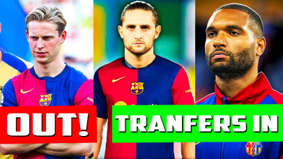 BARCELONA' TRANSFER REVOLUTION FOR 2025! 😱 5 BIG PLAYERS OUT - 2 BIG TRANSFERS IN!