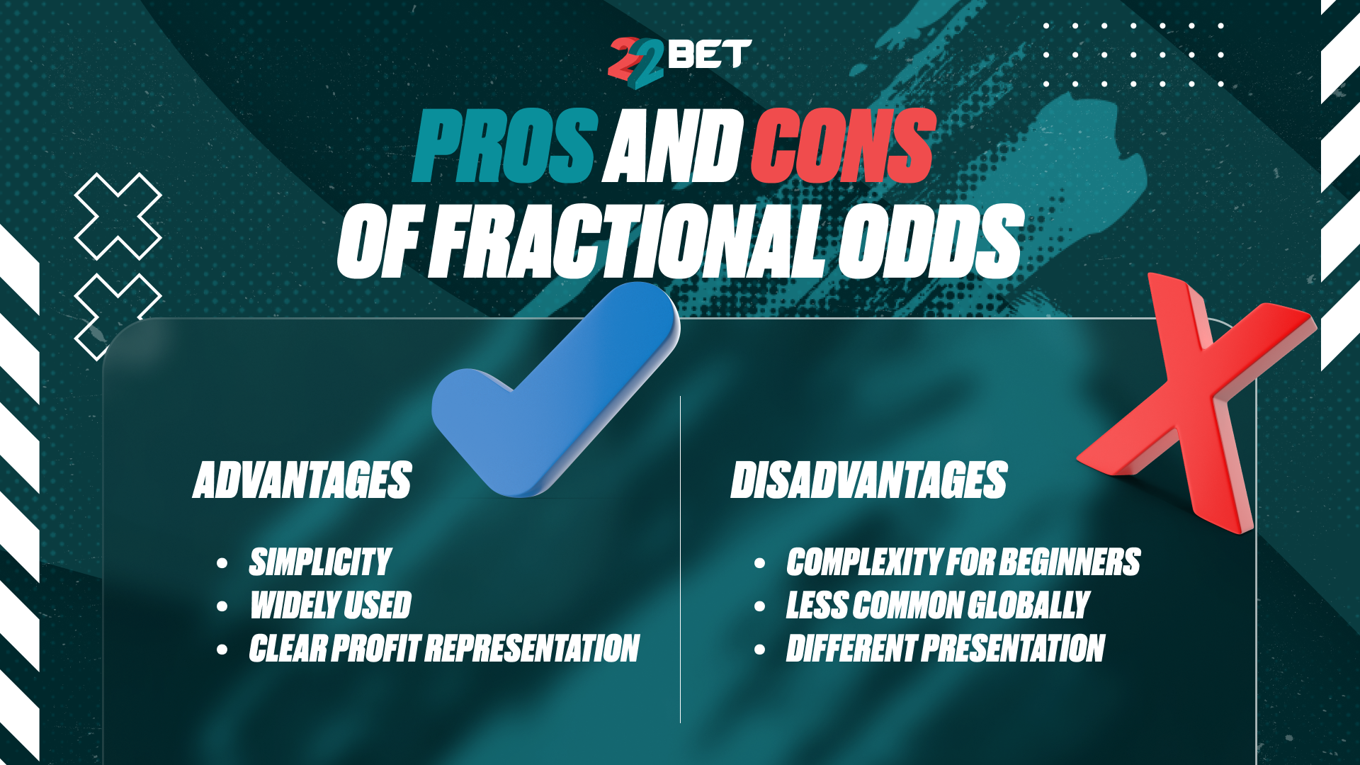 Advantages and Disadvantages of Fractional Betting Odds
