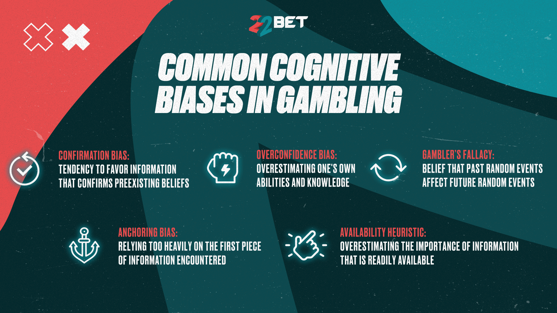 Common Cognitive Biases in Gambling