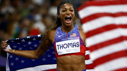 “Man Beating a Woman”: Gabby Thomas Puts Troll in Place After Being Mocked Over IShowSpeed’s Race Comments