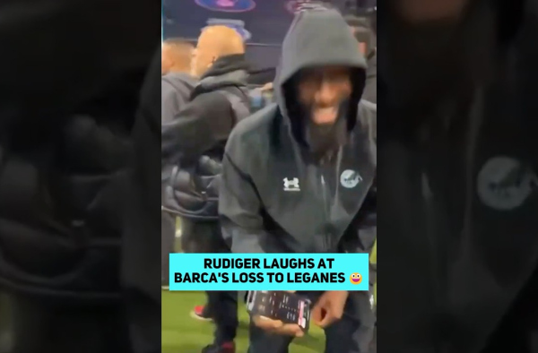 ANTONIO RUDIGER HAS NO CHILLS 😅 #footballnews #rudiger #realmadrid