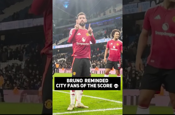 BRUNO FERNANDES CHOSE TO BE RUTHLESS 😲 #footballnews #brunofernandes #manchesterunited